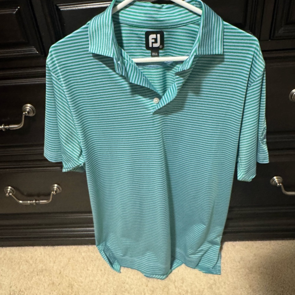 FootJoy Men's Striped Polo